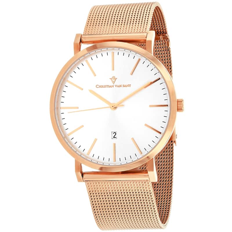 Christian Van Sant Men's Paradigm Silver Dial Watch - CV4322 - 6 (36)