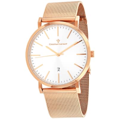 Christian Van Sant Men's Paradigm Silver Dial Watch - CV4322 - 6 (36)