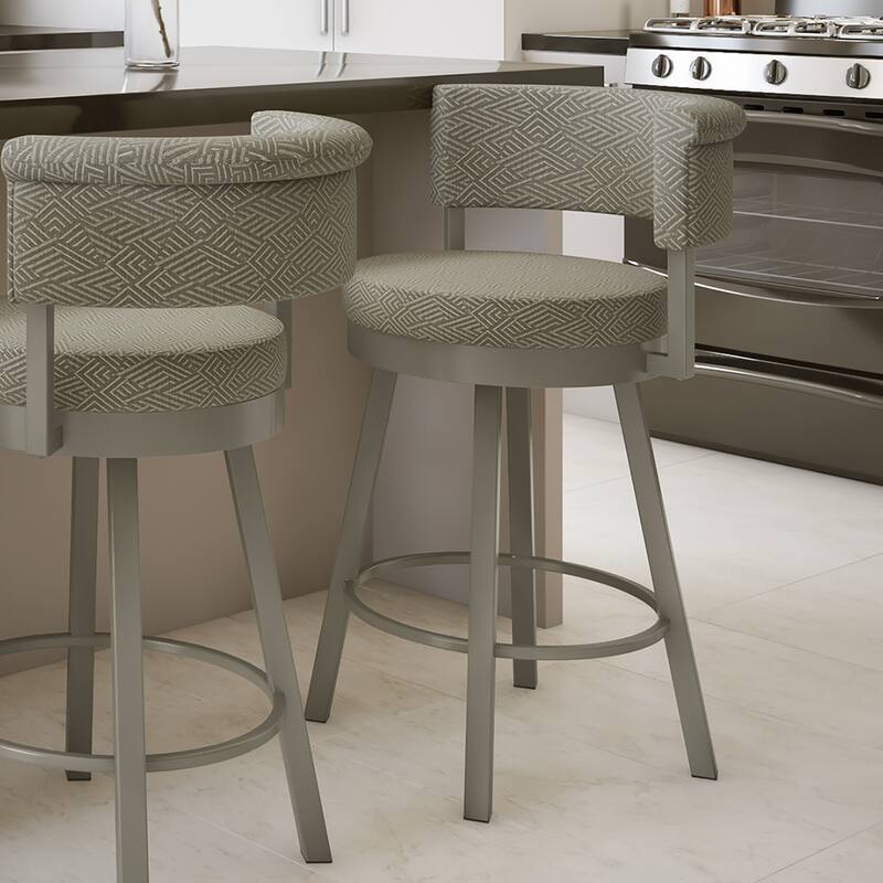 Amisco Rosco Swivel Bar Stool