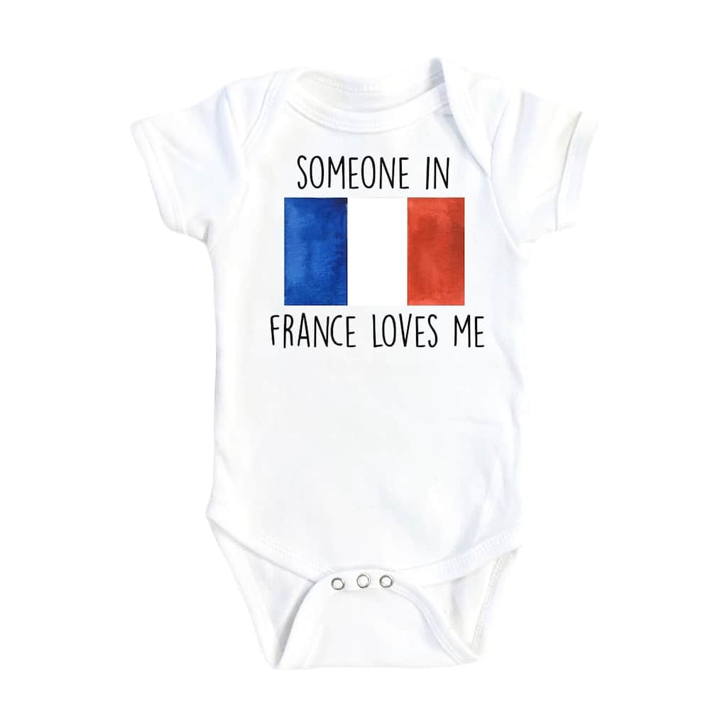 French Love - Baby Boy Girl Clothes Infant Bodysuit Funny Cute Newborn