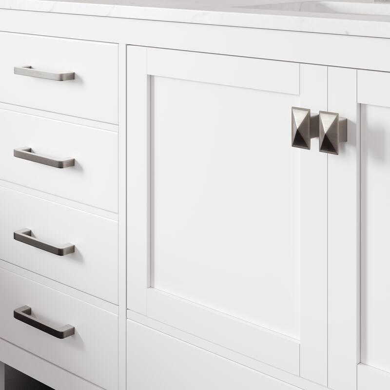 Eviva Aberdeen 72" Vanity with Carrara Quartz Top