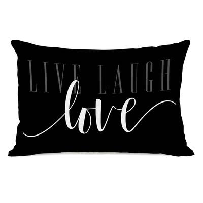 Live Laugh Love - Lumbar Pillow