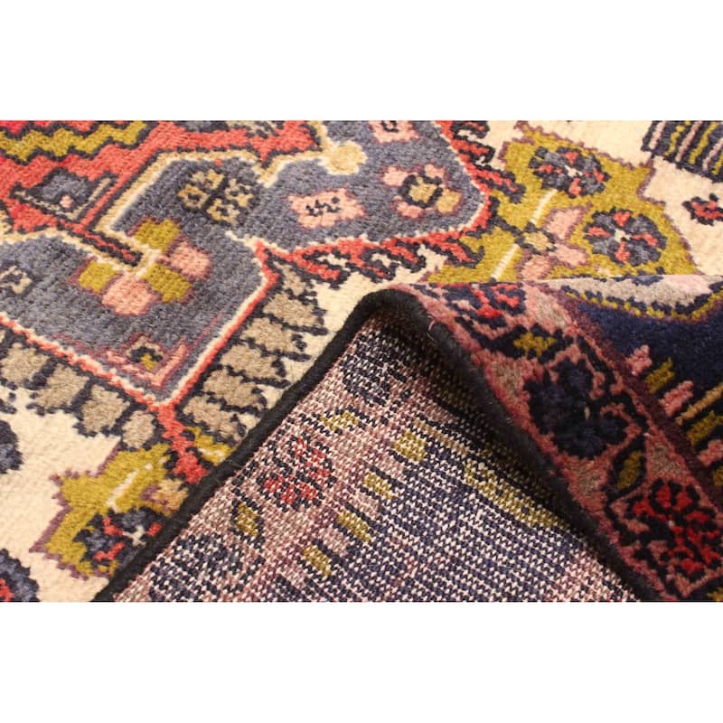 ECARPETGALLERY Hand-knotted Anatolian Cream Wool Rug - 3'2 x 6'2