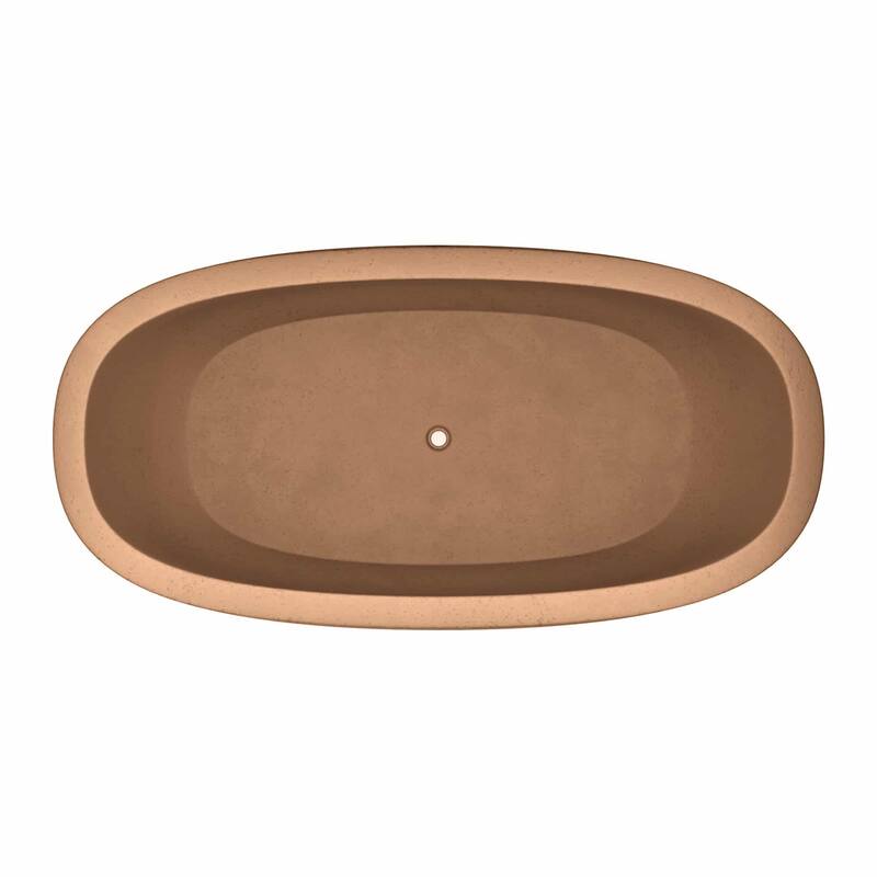 Native Trails Avalon 72" NativeStone Free Standing Bath Tub with