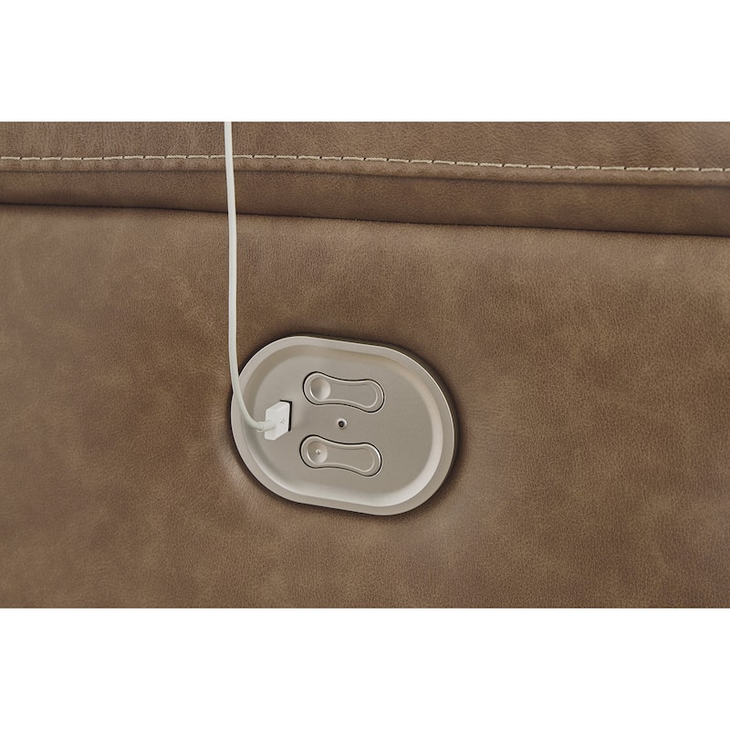 Signature Design by Ashley Trasimeno Caramel Power Recliner
