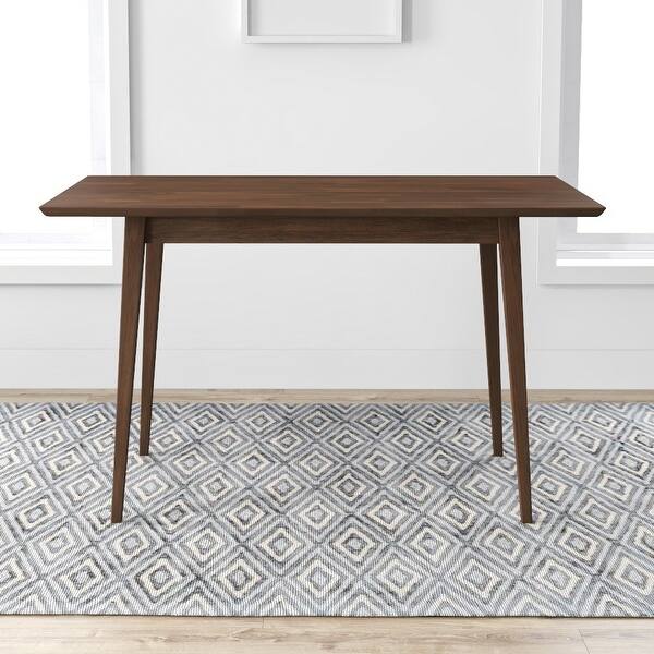 Mary Modern Style Solid Wood Rectangular Dining Kitchen Table - Bed ...
