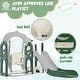 preview thumbnail 4 of 7, Toddler Slide and Swing Set 5 in 1, Kids Playground Climber Slide Playset with Telescope, Freestanding Combination for Babies