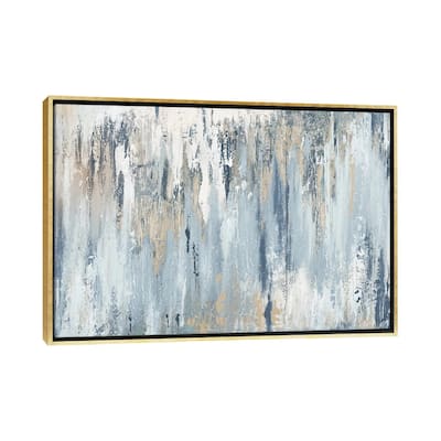 iCanvas "Blue Illusion" by Patricia Pinto Framed Canvas Print