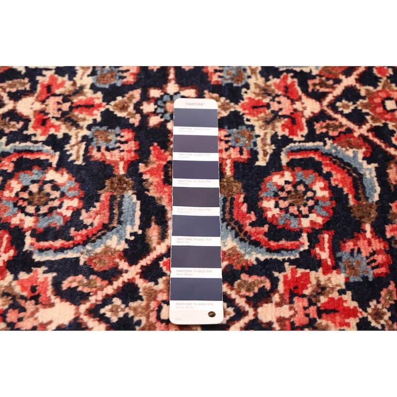ECARPETGALLERY Hand-knotted Andelz Dark Navy Wool Rug - 3'1 x 10'10