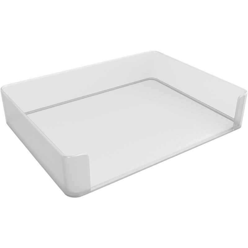 Sorbus Front Load Stackable 2-Tier Letter Tray and Paper Organizer