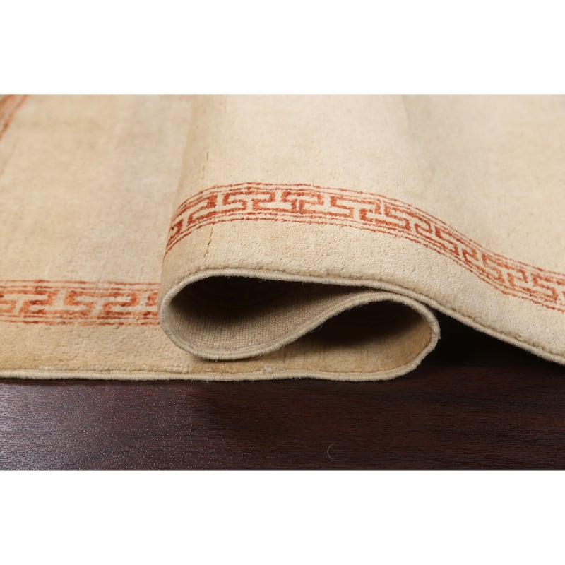 Bordered Geometric Gabbeh Kashkoli Oriental Area Rug Wool Hand-knotted - 3'0" x 5'2"