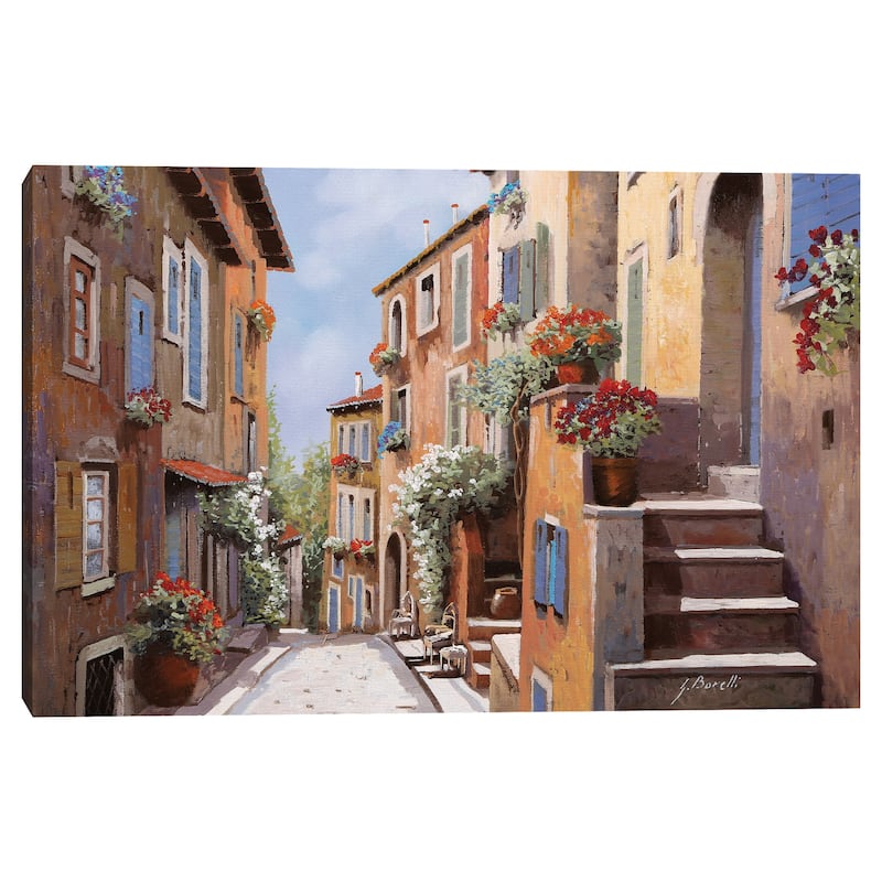 Haut de Cagnes by Guido Borelli Canvas Art Print