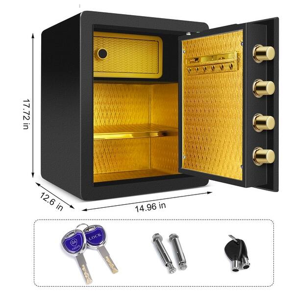 Safe Box Cubs 2 Cub Safe Box with 3 Opening Methods and LCD Display - Bed Bath ...