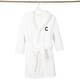 preview thumbnail 29 of 105, Sweet Kids 100% Polyester SUPER PLUSH Double Brushed Hooded Bathrobe with Black Bookman Monogram