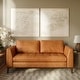 preview thumbnail 19 of 18, Poly & Bark Calle 75" Genuine Italian Leather Apartment Sofa