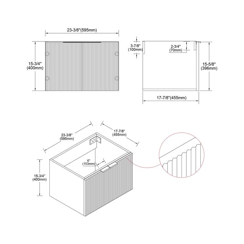 Dillon 24" Single Vanity Set