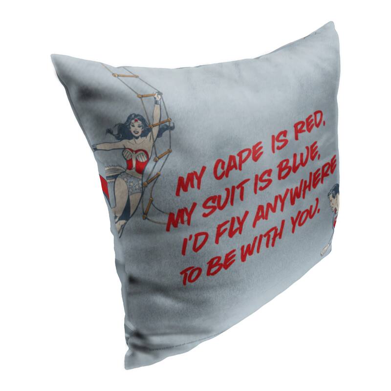 Warner Brothers DC Superman 18 Inch Throw Pillow