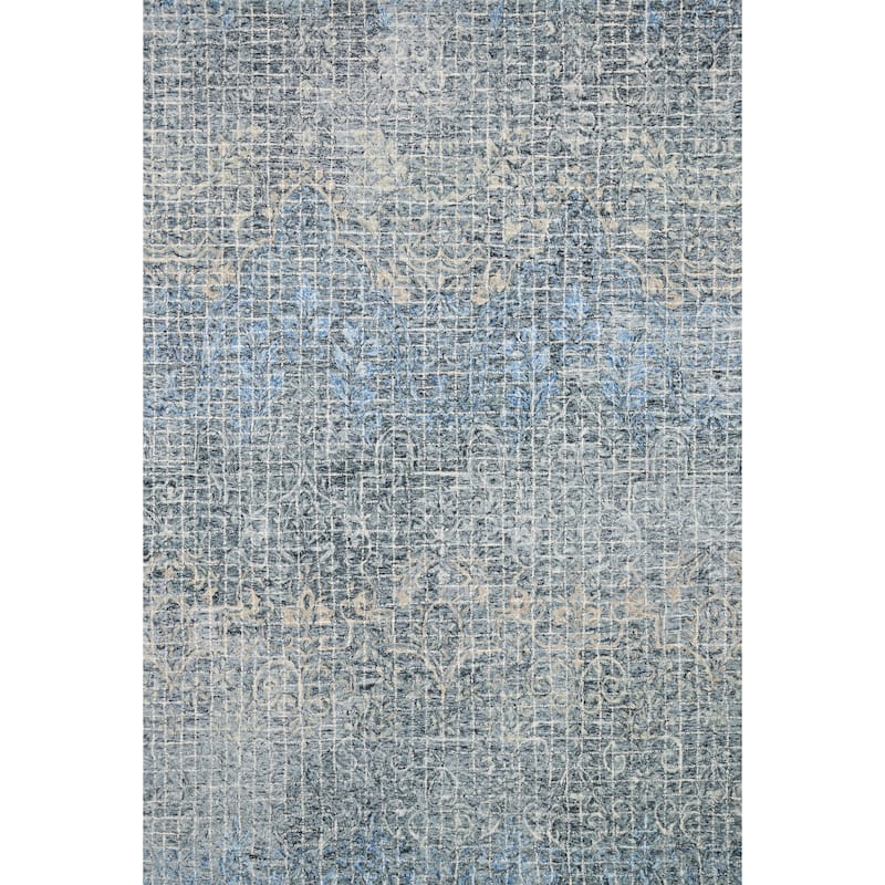Alexander Home Nile Abstract 100% Wool Hand Hooked Rug