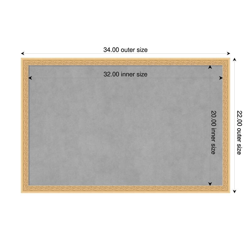 Amanti Art Bethany Black Framed - 34 x 22 in - Bethany Gold