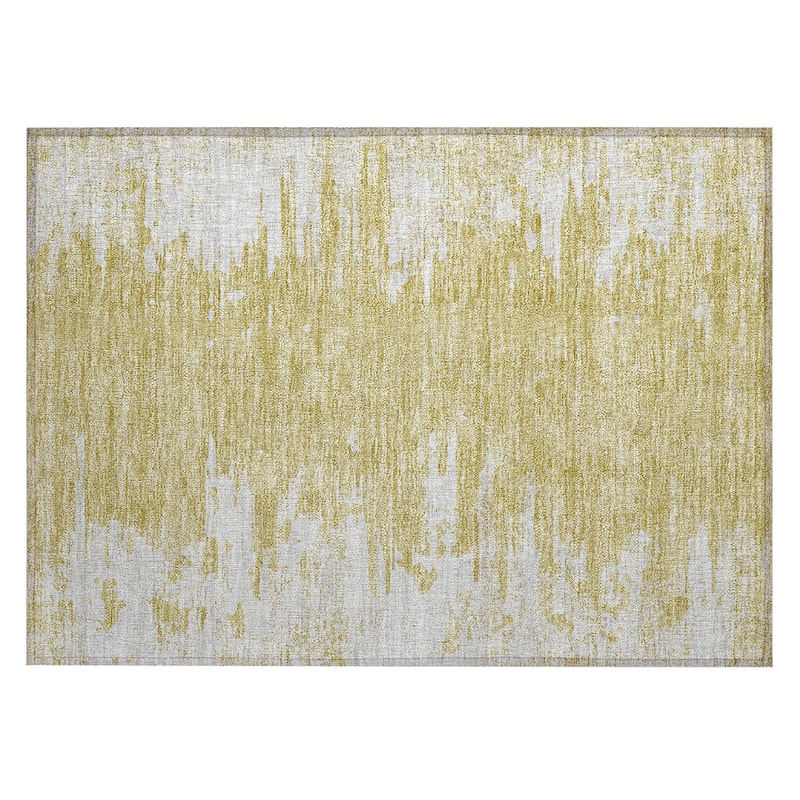 Machine Washable Indoor/ Outdoor Chantille Abstract Ombre Rug