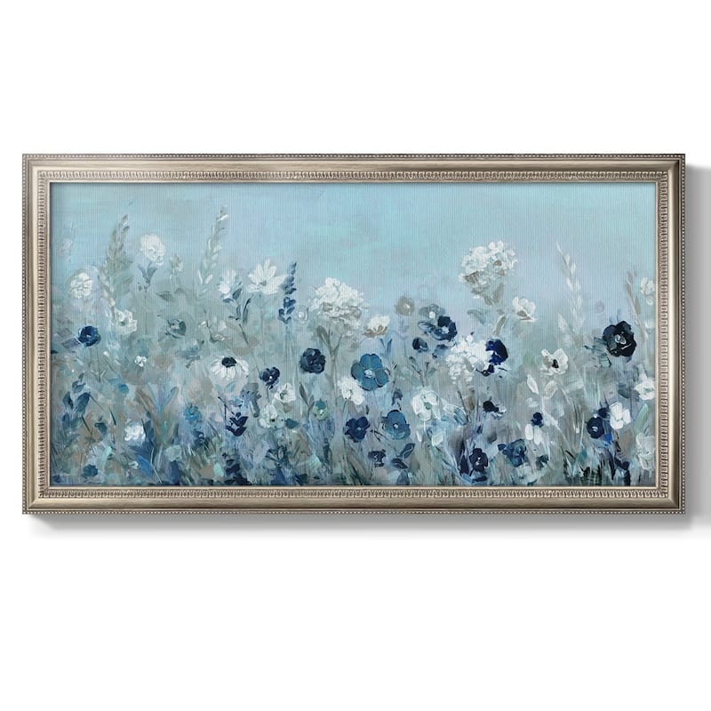 Teal Light Garden Premium Framed Canvas- Ready to Hang