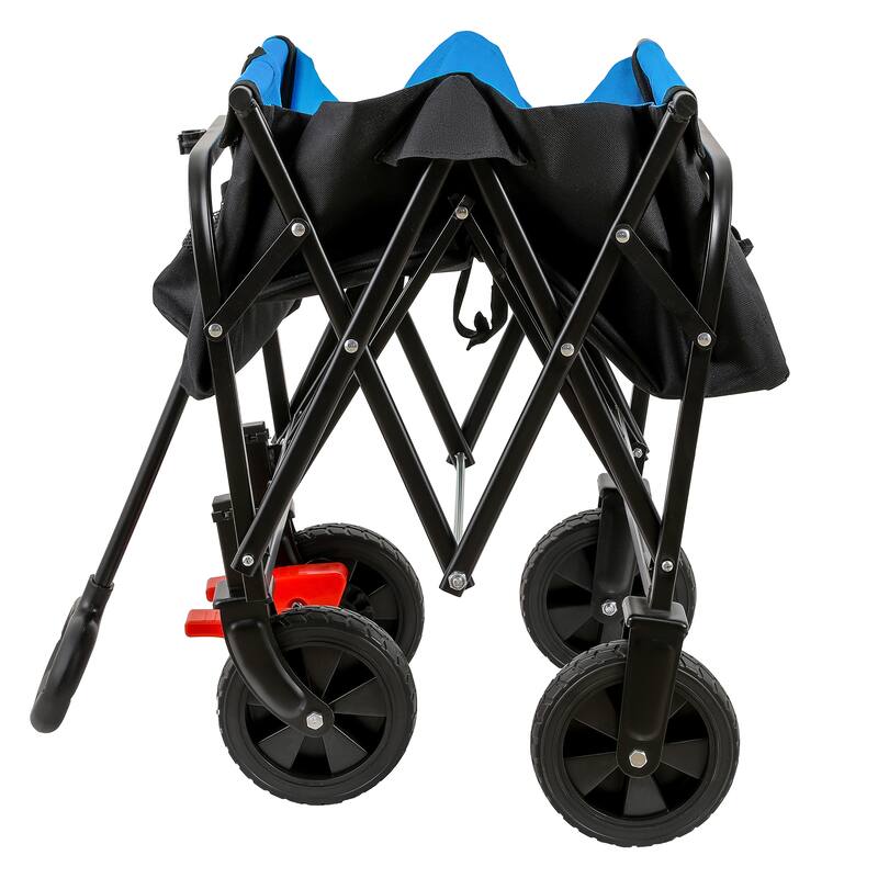 ini Folding Wagon Garden Shopping Beach Cart