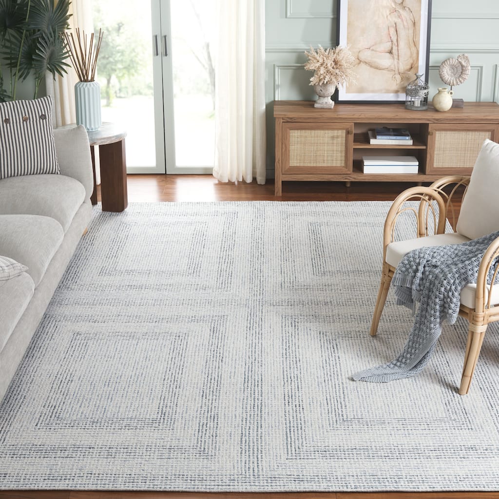 SAFAVIEH Handmade Abstract Garan Modern & Contemporary Wool Rug