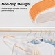 preview thumbnail 6 of 38, Clothes Hangers Plastic Coat Hangers Non-Slip Space-Saving Swivel Hook