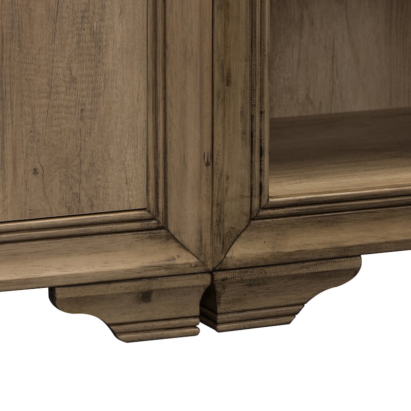 Sun Valley Sandstone Entertainment Center w Piers