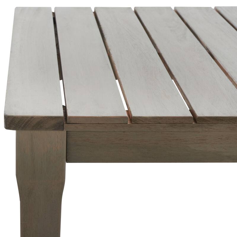 SAFAVIEH Couture Kathern Wood Patio Coffee Table. - 47.4" x 26.4" x 18.5" - 47"W x 26"D x 19"H