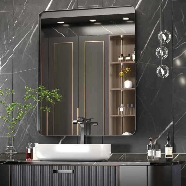 Corner vanity mirror with lights cheap