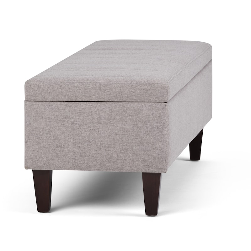WYNDENHALL Garret 48 inch Wide Contemporary Rectangle Storage Ottoman