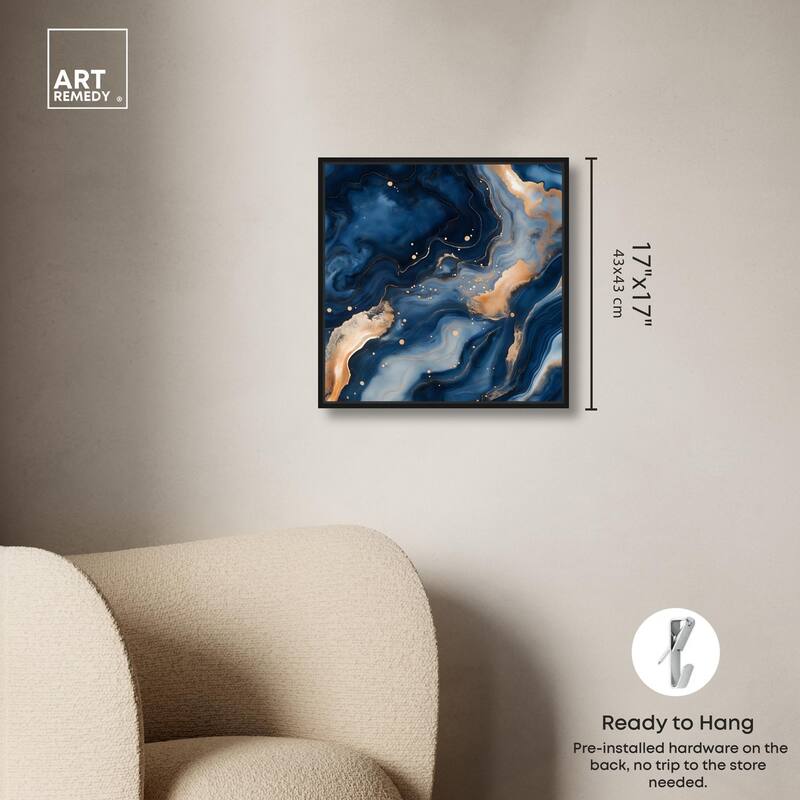 Deep Sea Geode III Canvas by Art Remedy