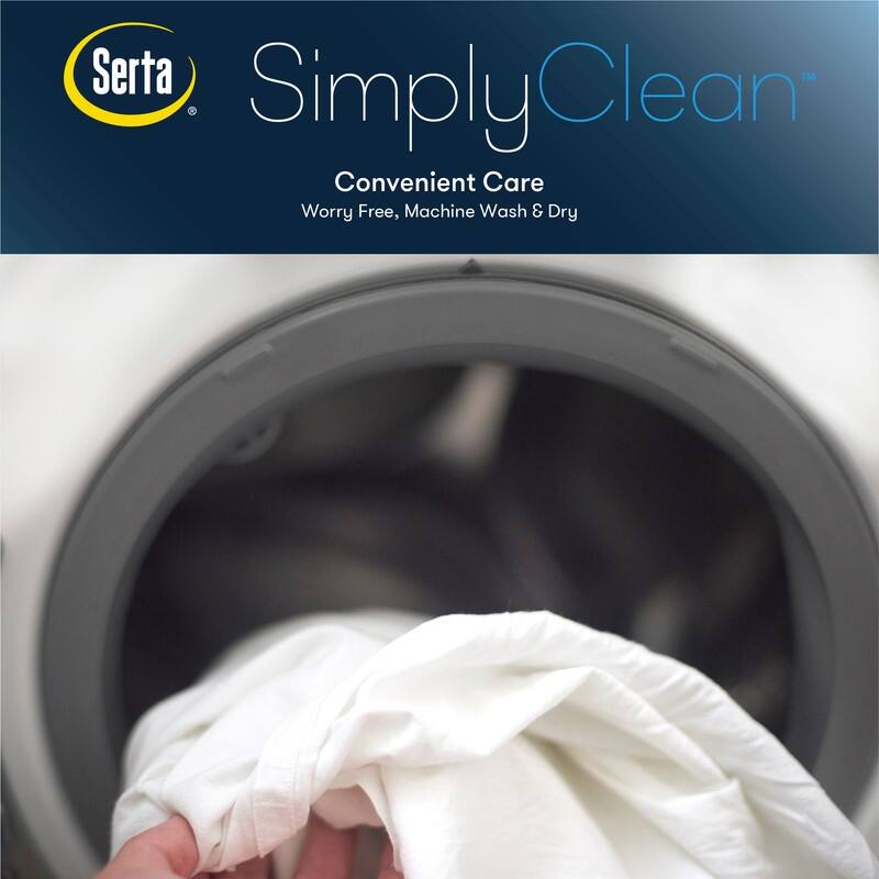 Serta Simply Clean Antimicrobial Comforter Set