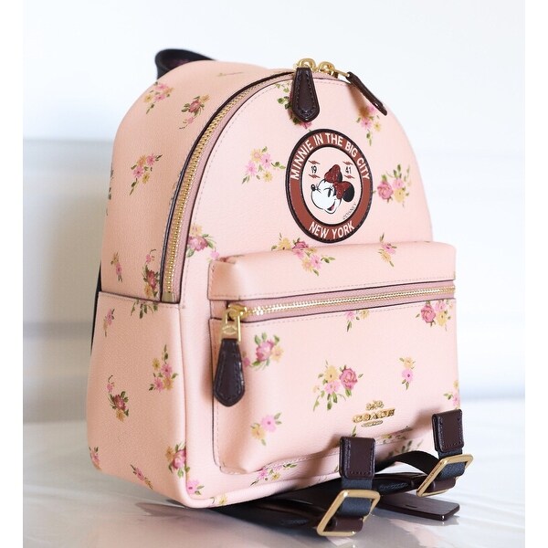 coach floral backpack