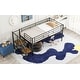 preview thumbnail 5 of 32, Simple & Space-saving Design Mid Metal Loft Bed with Storage stairs, Twin Size