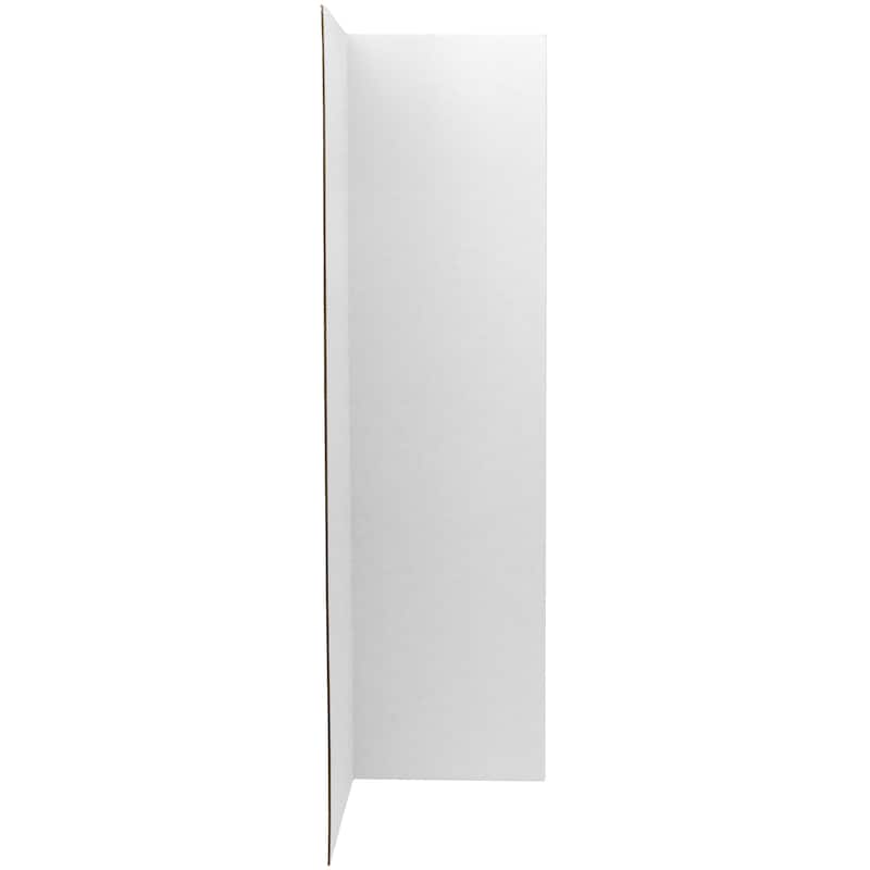 6 ft. Tall White Cardboard Room Divider