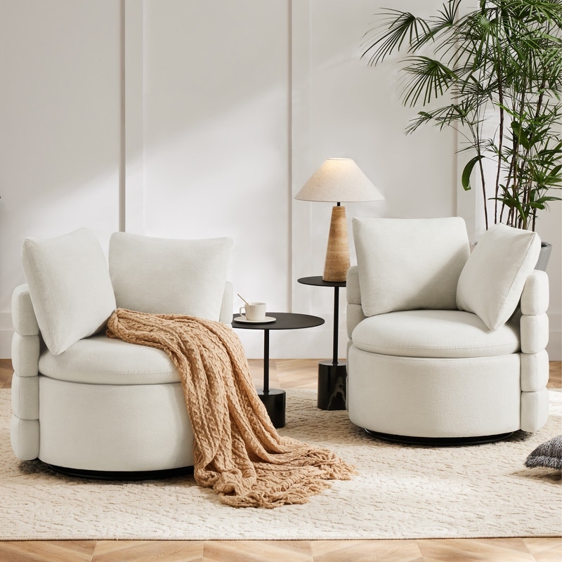 Trendy swivel chairs clearance