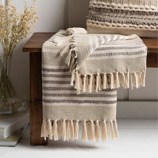 Artistic Weavers Bellar Striped Cozy Farmhouse Throw