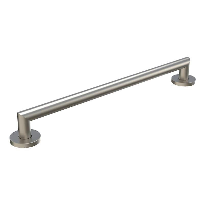 Keeney Architectural Grab Bar 1.25 Dia x 16 in., Brushed Nickel - 16-in