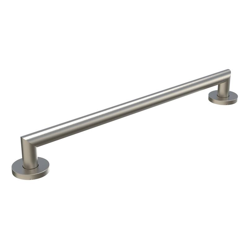 Keeney GB2024-24BN Architectural Grab Bar 1.25 Dia x 24 in., Brushed Nickel