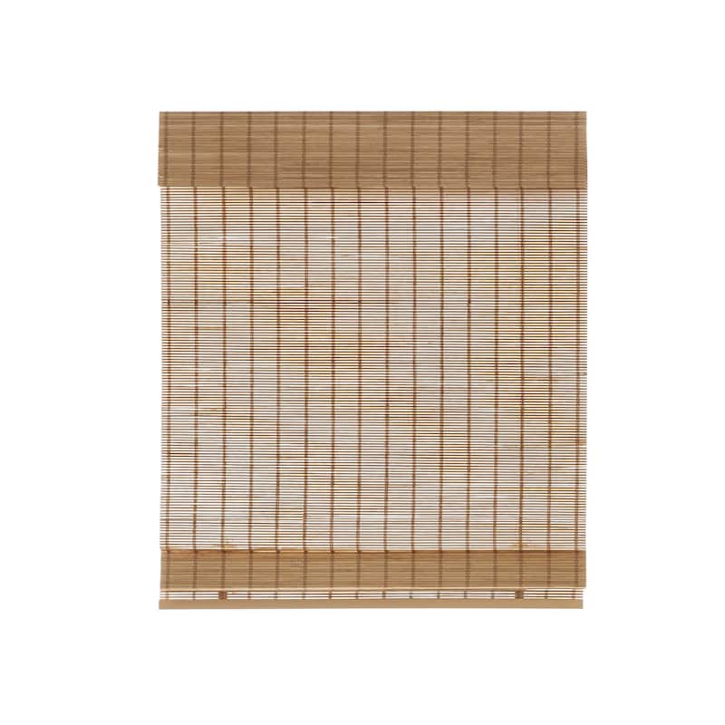 Madison Park Oakley Bamboo Light Filtering Roman Shade