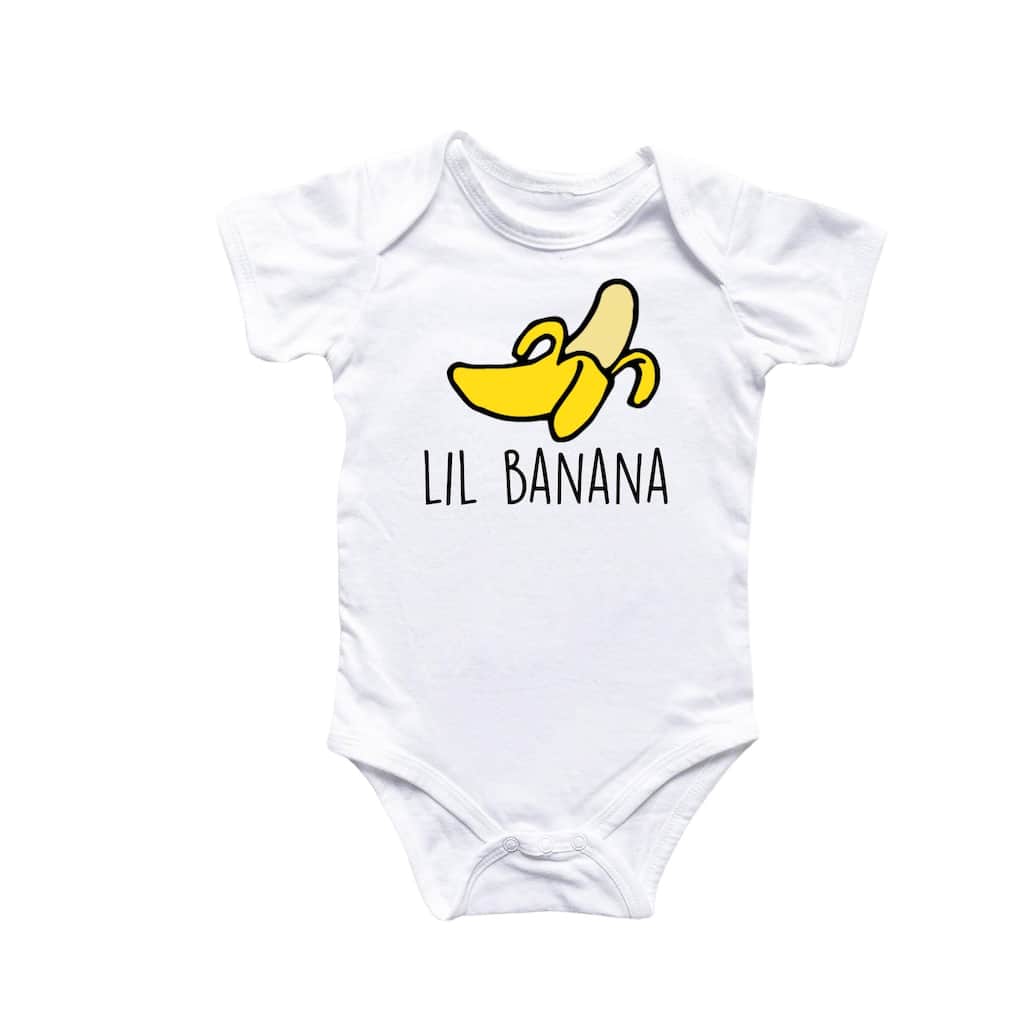 Banana Monkey - Baby Boy Girl Clothes Infant Bodysuit Funny Cute Newborn
