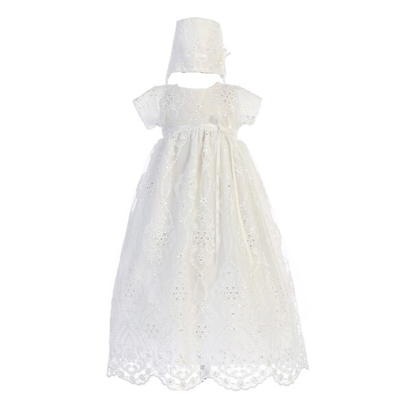 tulle christening dress
