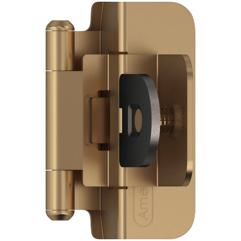 Amerock BP8700 Functional Hardware 3/8" Inset Surface Mount Cabinet - Champagne Bronze - Champagne Bronze