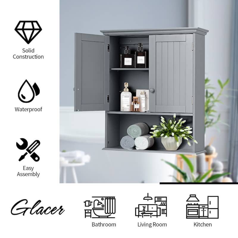 Wall Mount Bathroom Cabinet Medicine Cabinet Storage Organizer