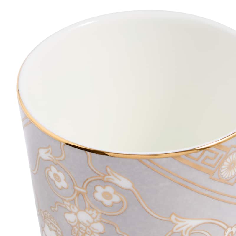 Wedgwood Renaissance Grey Mug 10floz, Set of 2