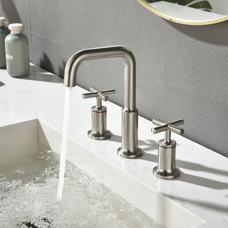 Widespread Bathroom Sink Faucet Double Handle Bathroom Sink Faucet