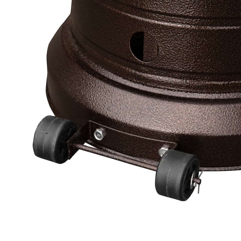 Outdoor Patio Heater - 7.5 Feet Round Steel Patio Heater - 40,000 BTU's