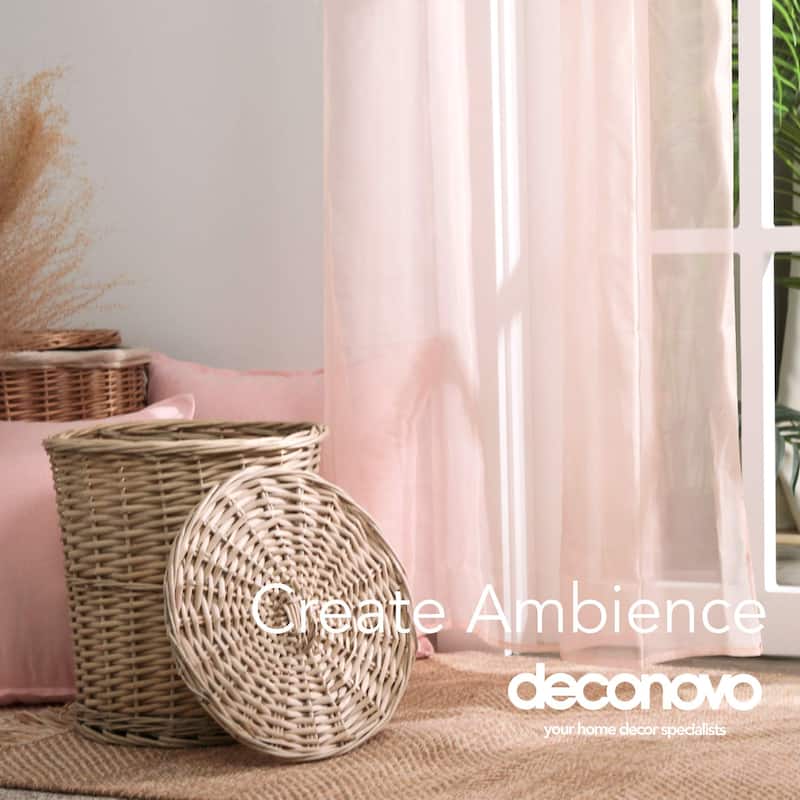 Grommet Sheer Curtain for Living Room 2 Panels